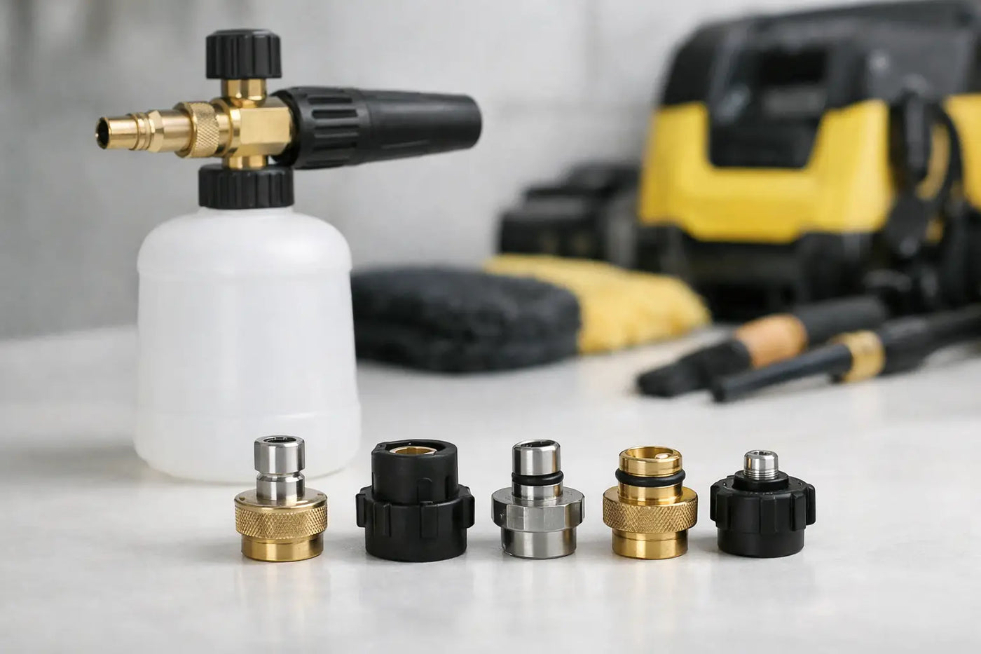 Kärcher foamgun adapter kiezen zonder missers