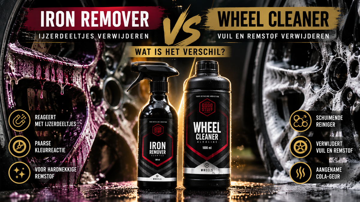 Iron Remover of Wheel Cleaner? Het verschil uitgelegd