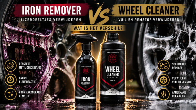 Iron Remover of Wheel Cleaner? Het verschil uitgelegd