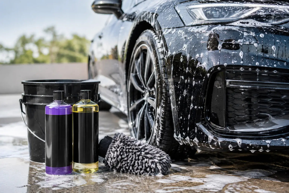 Autoshampoo voor je auto voor minder swirls