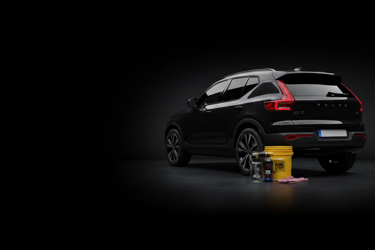 Volvo XC40 met Work Stuff producten rechts